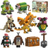 Myth Qholve Italian Brain Rot Unique Cartoon Characters Building Blocks 9 in 1 Educational