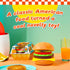 (6 Pack) 6723-6 JA-RU Foodie Fusion Play Burger Deluxe Squishy Toy Smushy Make Your own Patty. Squish Grilled Food Toys