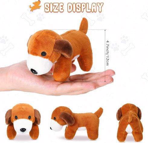 Sosation 20 Pcs Mini Plush Stuffed Puppy: Soft Plush Dog Party Favor Gift Toy for Kids and Goodie Bags