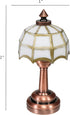 Mini Dollhouse Table Accent Lamp, LED Miniature Lighting for Dolls House Decor, Battery Operated