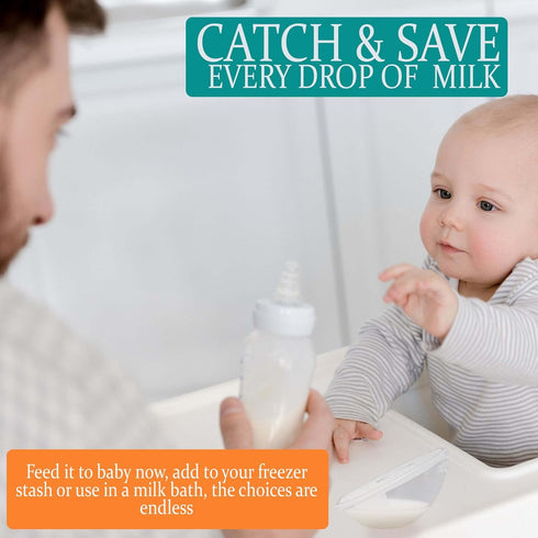 Nipple Shield & Milk Collector for Breastmilk - Breast Feeding Essentials W/Breast Shells Milk Collector Nipple