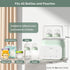 7 1 Baby Bottle Warmer, in Fast Bottle Warmer for Breastmilk, Food Heater&Thaw with Timer, Formula Milk Warmer with LCD
