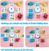 Wooden Face Changing Magic Cube Building Blocks Game Matching Expression Puzzle Toy Board Games for Family Night, Match