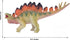 Gemini&Genius Stegosaurus Toy for Kids, Dinosaur Action Figure, Sculpting & Texture Dino Collection, Great Gift for Kids