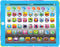 Kids Tablet Learning Pad, Toddler Tablet with ABC Word Song Music Number for Educational Preschool Boys & Girls