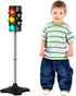 Hiboom 1 Piece 28.3 Inch Traffic Light Toy 2 in 1 Simulation