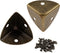 Zorveiio 24pcs Antique Corner Guards Box Edge Protector, Shelf Edge Protector Decorative, Wood