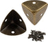 Zorveiio 24pcs Antique Corner Guards Box Edge Protector, Shelf Edge Protector Decorative, Wood