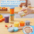 6 Pack 4 8 oz 100% DRKIO Glass Baby Food Storage Containers - & Baby Food Jars with Lids Baby Food Maker Microwave