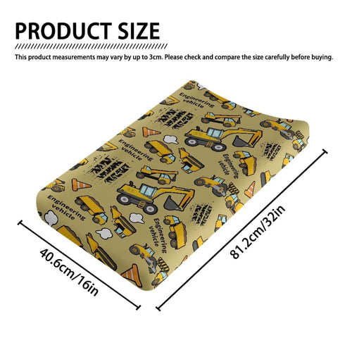 Truck Changing Pad Covers Changing Table Cover for Baby Boys and Girls Soft Breathable Changing Pad Sheets Cover Soft