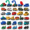 36 Pieces Pull Back Cars and Trucks Toy Set Mini Pocket Vehicles,