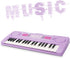 BIGFUN Kid Keyboard Piano - 37 Keys Multifunction Music Educational Instrument Toy for Kids 3-8 (Purple)