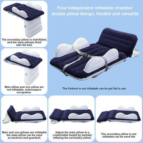 Sets Sunlisky Inflatable-Toddler-Travel-Bed for Airplane Car Seat Portable Foldable Infant Travel Bed Baby Travel Crib