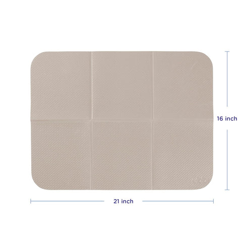 Ubbi On-The-Go Diaper Changing Baby Mat, Soft and Comfortable Diaper Bag Accessory Must Have for Newborns, Easy