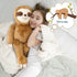MaoGoLan Sloth Stuffed Animal Set - 5 Pcs Large Mommy Sloth with Babies Plush Toys, 3 Toed Sloth for Kids 22 Inches
