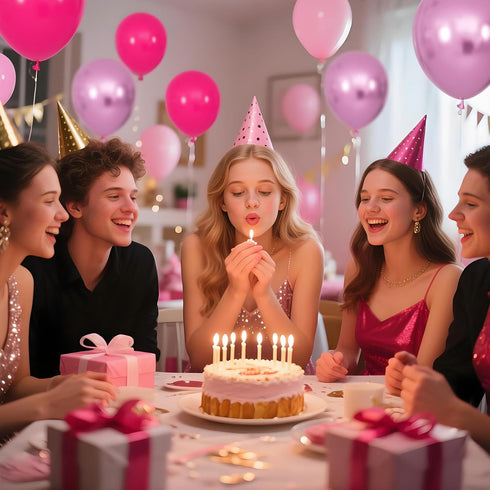 100Pcs 12Inch Pink Balloons Hot Pink Metallic Pink Balloon Light Pink Balloon for Birthday Wedding Baby Shower Princess
