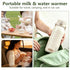 Kseyzhpa 95F -131F,17 OZ Portable Bottle Warmer for Travel, Fast Heating Milk Warmer On The Go,Temp Control Water
