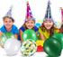 60 Pieces 12 Inch Green and White Balloons, Green Marble Confetti for Summer Party Decoration