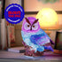 Paint Your Own Owl Lamp Kit, Arts & Crafts Supplies for Kids Ages 6-12, Birthday Gift for Boys and Girls