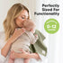 Organic Burp Cloths for Baby Girl, Boy - 6-Pack Large Super Absorbent Cotton Burp Cloths for Newborns