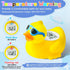 Duck Baby Bath Thermometer - Newborn Safety Floating Toy for Room and Bath Temperature