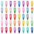 Toddler Hair Clips, Funtopia 80 Pcs Cute Mini Snap Hair Clips for Baby Girls, Colorful Barrettes