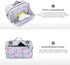 Baby Stroller Organizer Bag with Insulated Pocket, Universal Fit for Diapers, Wipes & Toys, Floral Design