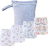 Happy Flute HappyFlute 9 Sets Newborn Baby Cloth Pocket Diapers One Size Adjustable Reusable