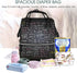 HCBPWVQA Backpack Daypacks Backpack Mommy Math Backdrop Diaper Bag with Changing Pad and Pacifier Holder, Multifunction