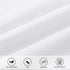 (28 52 14) Inch Crib Ruffle Bed Skirt Microfiber Nursery Bedding Skirt for Baby Girls x x - Blush Solid