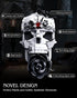 ONIMISC Set, 3 1 Skull Black Rose Flower Building in Gothic Horror Decor Botanical Artificial Flowers Collection Toys