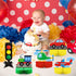 Transportation Birthday Decoration Honeycomb Centerpieces for School Bus, Car, Train, Plane, Ship, Helicopter Table