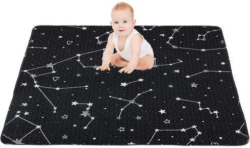 50x50 Play Mat for Playpen Foldable Baby Play Mat Large Tummy Time