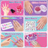 Set 3-12 Golray Kids Nail Polish for Girls, All-in-One Nail Art Kit - Dryer/ Glitter Powder/ False Nails/ Nail Decals/