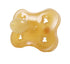 Symmetrical 1 Count (0-6 Sweetie Rubber Pacifier Star Shape Rubber Natural Rubber with Nipple Small)