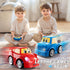 WATUDOU 1-3 2-4 3-5, 2 Pack 2.4 2 3 4 5 6 Remote Control Car for Toddlers Cartoon GHz RC Cars for Kids, Electric Hobby