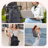 mommore Backpack Diaper Bag Large Travel Diaper Bags with Portable Changing Pad, Pacifier Case and Stroller Straps