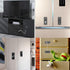 Fridge Lock (2 Pack), Refrigerator Lock with Keys for Fridge, Cabinet, Drawers, and Child Safety (Black)