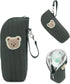 Generic Cute Bear Portable Thermal Bottle Bag with Handle Aluminum Foil Hanging Insulation