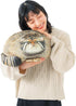 Steppe Cat Plush, 14 Inch Cat Stuffed Animal, Pallas Cat Plush Pillow, Cute Doll Gift for Kids