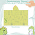 (0-5 HECCEI Toddler Hooded Bath Towel Premium Soft Fleece Baby Bath Cape Green Dinosaur Theme Swim Poncho Fun Dino Gift