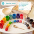 Ulanik Montessori Balls in Cups - Toddler Toys for 1 Year Old, Kids Preschool Wooden Matching Games