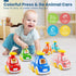 1-2 6 Pack 0-2, 6-9-12-18 1-3 Jyusmile Press and Go Car Toddlers Toys for Year Old Boy, Animal Baby Cars Toys for Age