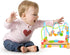 Bead Maze for Babies 6-12 Months, Wooden Educational Abacus Beads Circle, Colorful Roller Coaster Activity Game