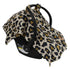 Dear Baby Gear Deluxe Car Seat Canopy in Gold Leopard Print, 40 x 30 Inches, Custom Print Lightweight Double Layer