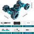 2.4GHz 4WD 360 6-8, 8-12 Tecnock Remote Control Car for Boys Girls, Gesture Sensing RC Stunt Car Toys - Rotating Double