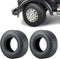 2PCS RC Rubber Tires 83.5mm Soft Rubber Mud Tyres for 1/14 Tamiya Truck Tractor Cargo RC Car
