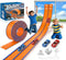 15 Ft Flexible Race Track for Kids, DIY Car Track Set with