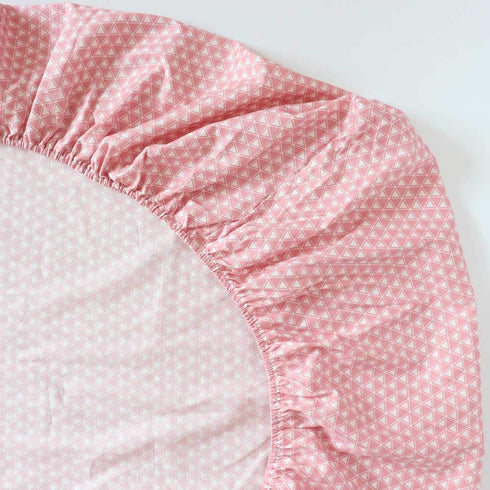 Emenpy 100% Set Girls,3 Cotton Crib Bedding for Baby Boys Pcs Baby Bed Linen Include Duvet Cover,Fitted
