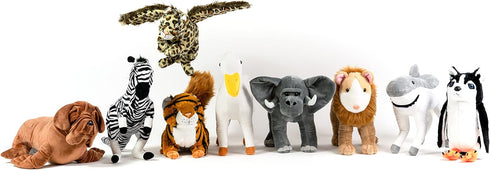 15, Randimals Elephant Plush Stuffed Toy Gorilla Face Soft & Huggable, Premium Quality Hybrid Animal Friend Encourages
